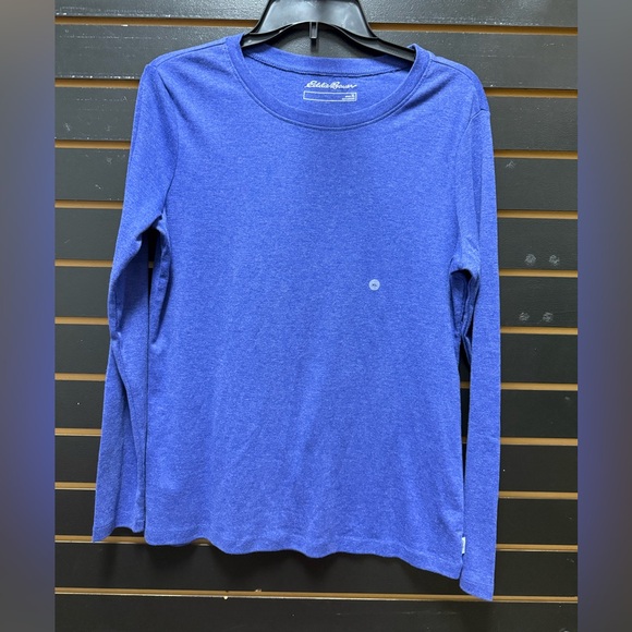 Eddie Bauer Women's Royal Blue Long Sleeve Tee - Picture 1 of 3
